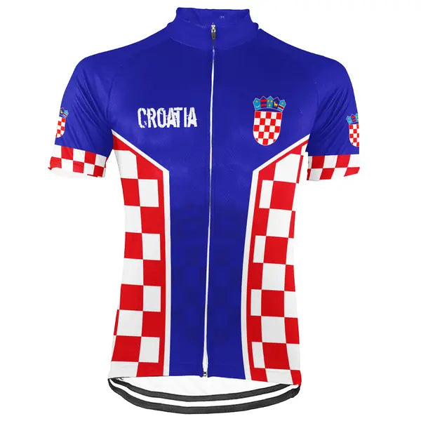 Customized Croatia Short Sleeve Cycling Jersey for Men