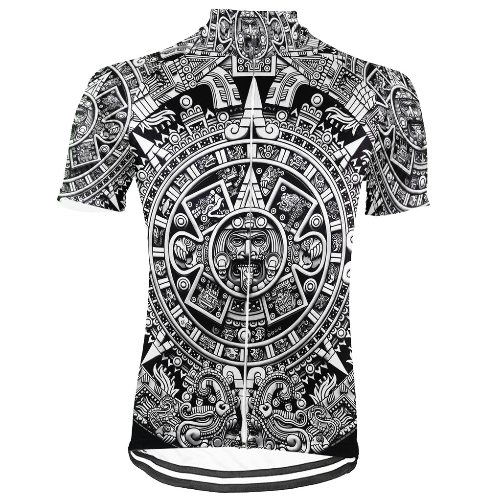 Customized Mexico Aztec Cycling Short Sleeve For Men