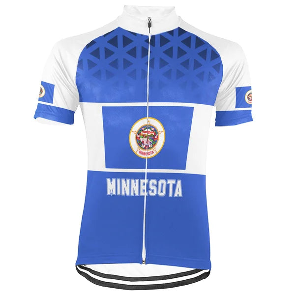 Customized Minnesota Short Sleeve Cycling Jersey for Men