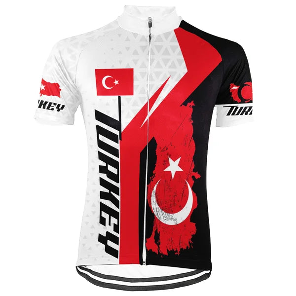 Customized Turkey  Short Sleeve Cycling Jersey for Men