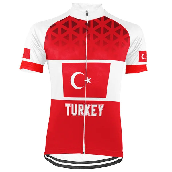 Customized Turkey  Short Sleeve Cycling Jersey for Men