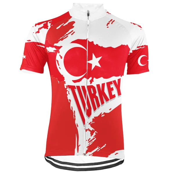 Customized Turkey  Short Sleeve Cycling Jersey for Men