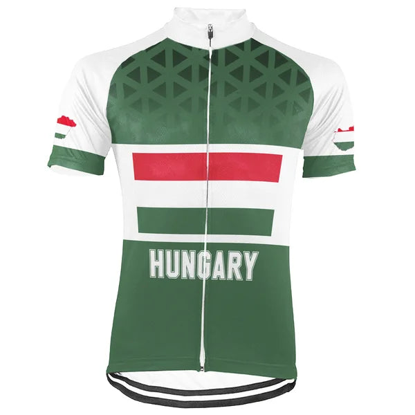 Customized Hungary Short Sleeve Cycling Jersey for Men