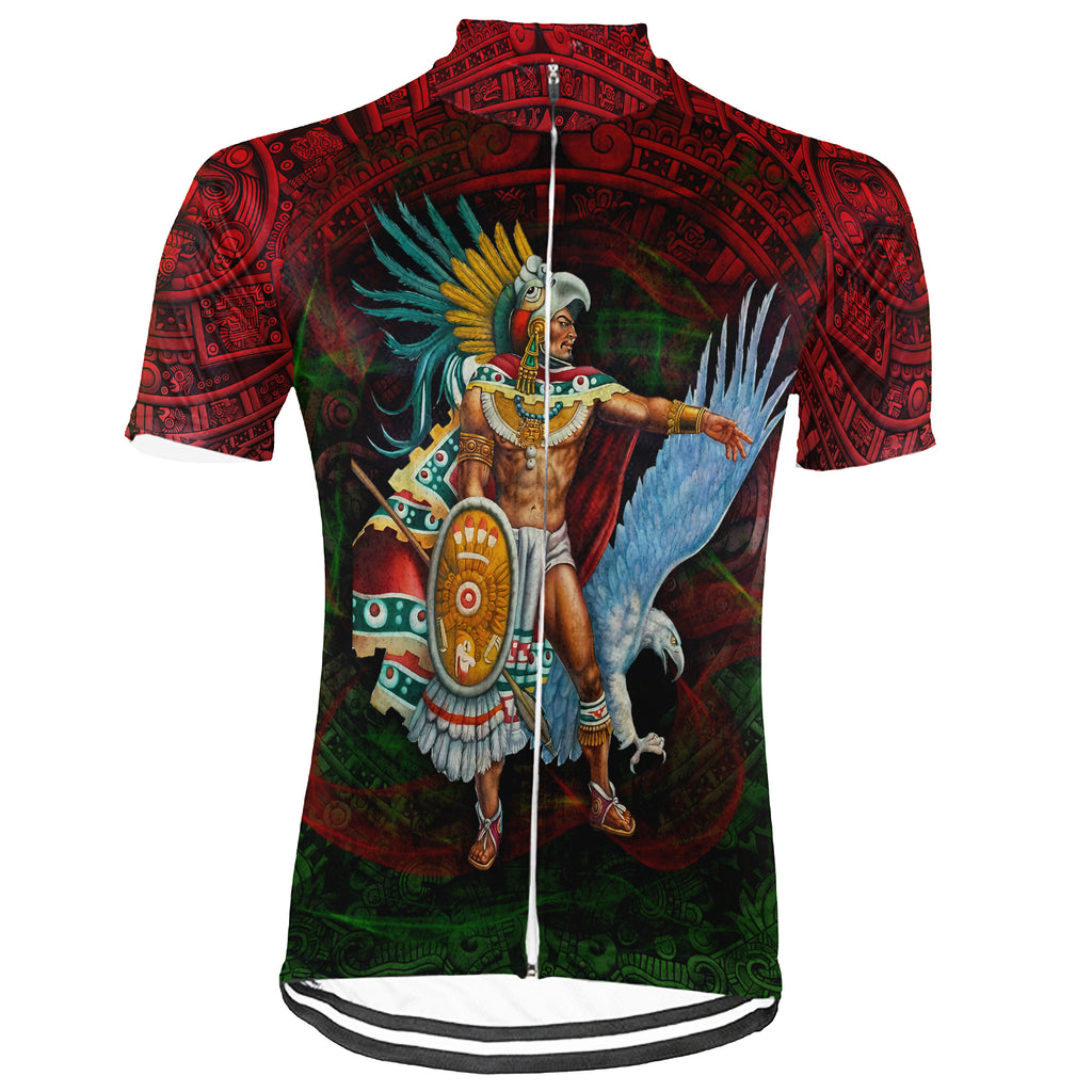 Customized Mexico Aztec Cycling Short Sleeve For Men