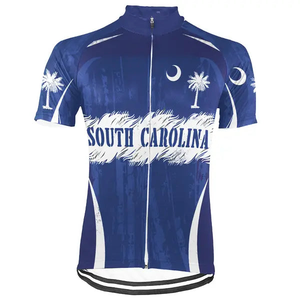 Customized South Carolina Short Sleeve Cycling Jersey for Men