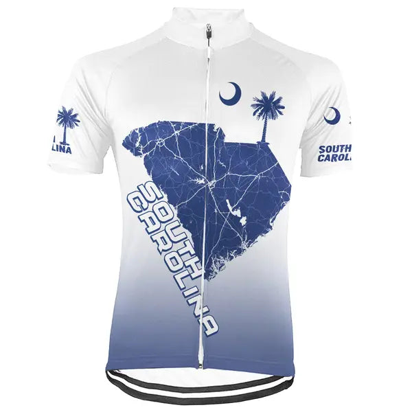 Customized South Carolina Short Sleeve Cycling Jersey for Men