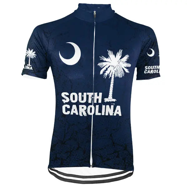 Customized South Carolina Short Sleeve Cycling Jersey for Men