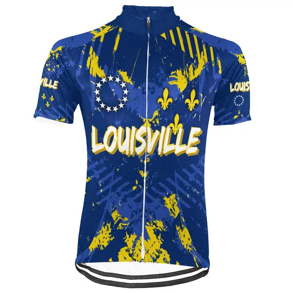 Customized Louisville Short Sleeve Cycling Jersey for Men