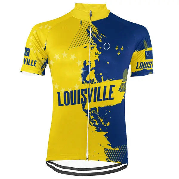 Customized Louisville Short Sleeve Cycling Jersey for Men