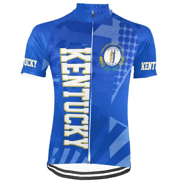 Customized Kentucky Short Sleeve Cycling Jersey for Men