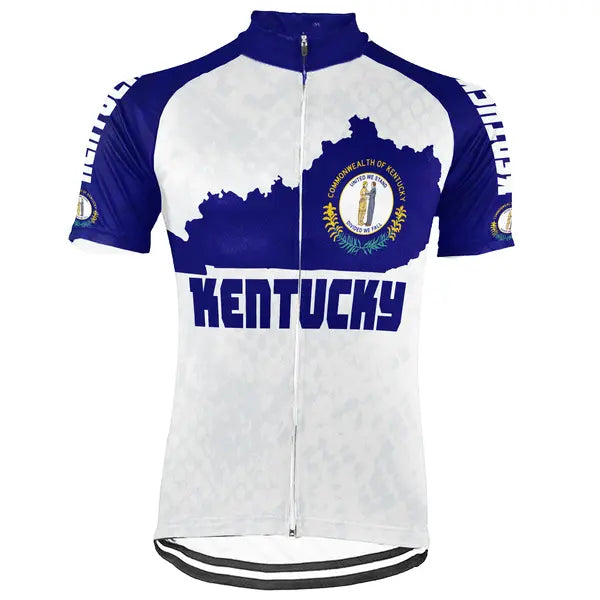 Customized Kentucky Short Sleeve Cycling Jersey for Men