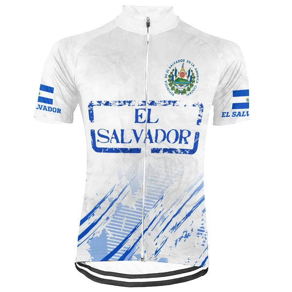 Customized El Salvador Short Sleeve Cycling Jersey for Men