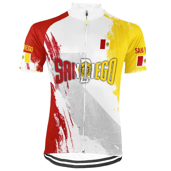 Customized San Diego Short Sleeve Cycling Jersey for Men