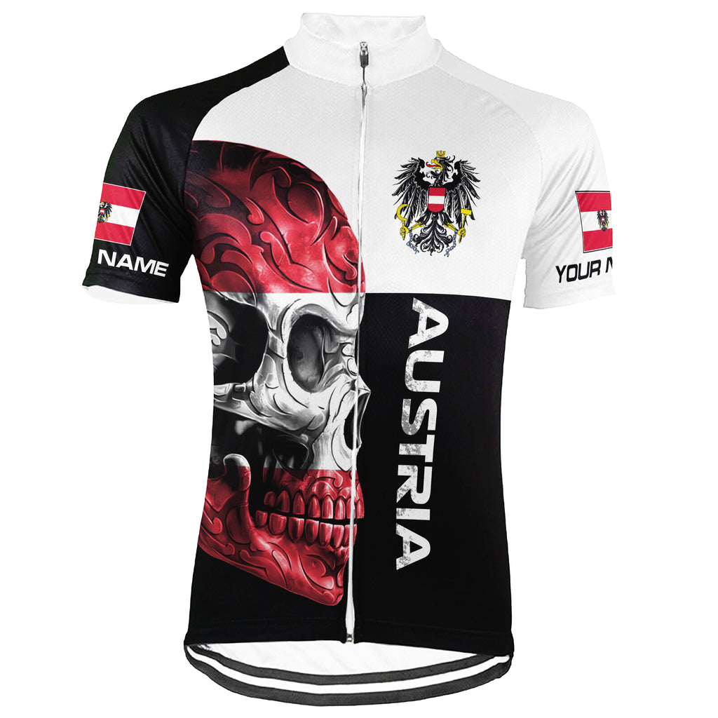 Customized Austria Short Sleeve Cycling Jersey for Men