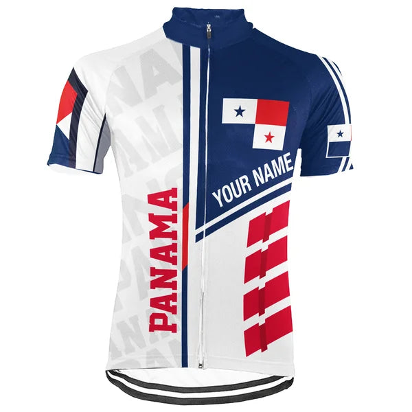 Customized Panama Short Sleeve Cycling Jersey for Men