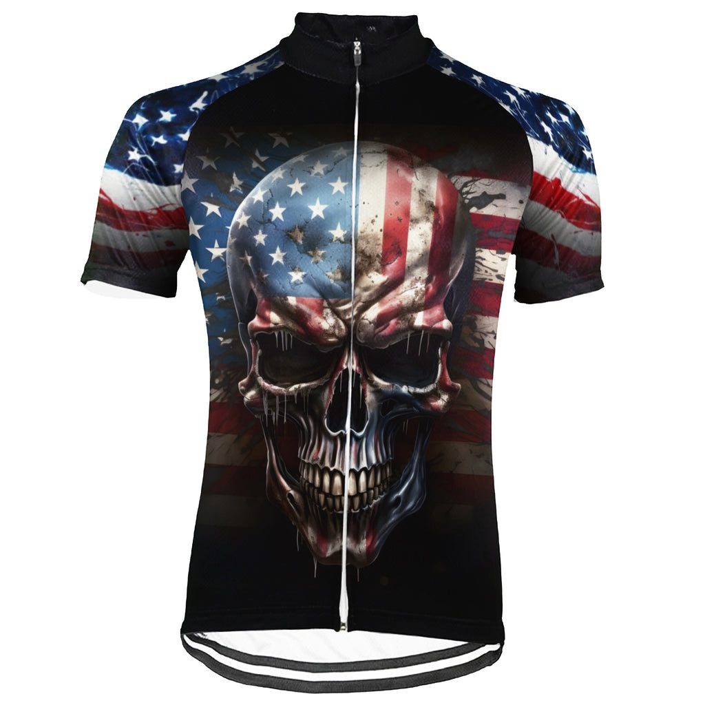 Customized Usa Short Sleeve Cycling Jersey for Men