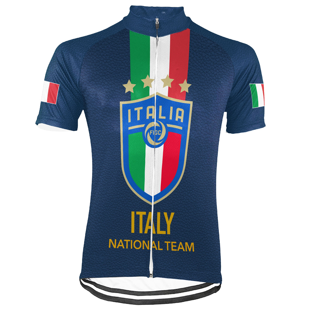 Customized Italia Short Sleeve Cycling Jersey for Men