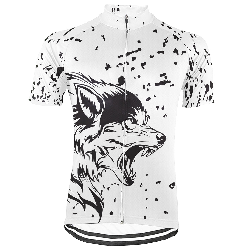 Customized My Puppy Short Sleeve Cycling Jersey for Men