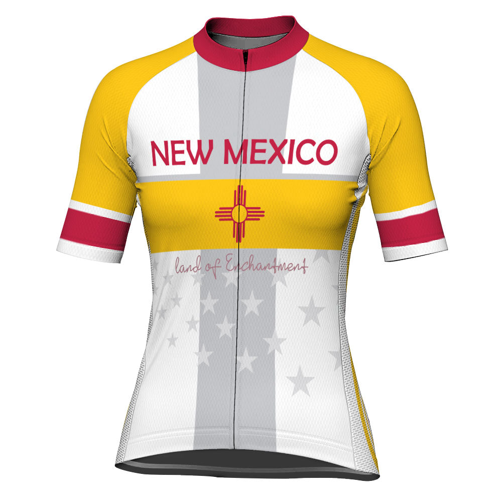 Customized New Mexico Short Sleeve Cycling Jersey for Women