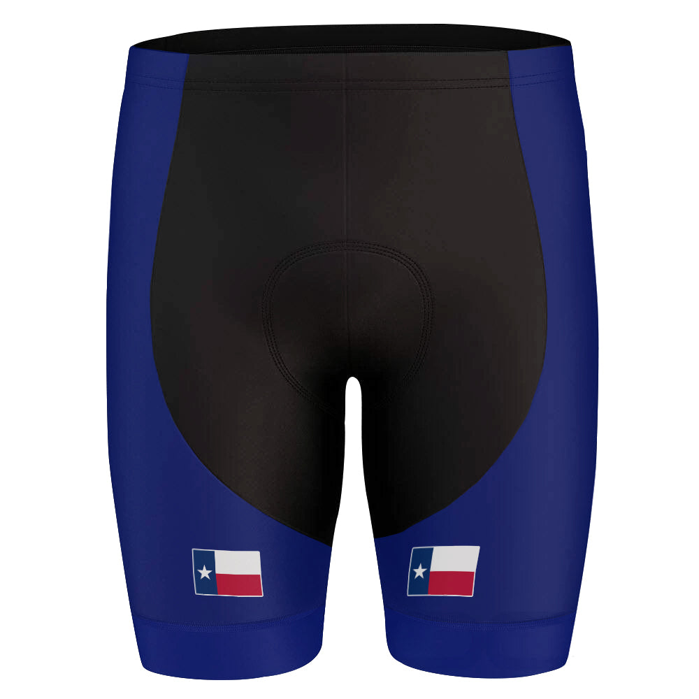 Blue cycling shorts