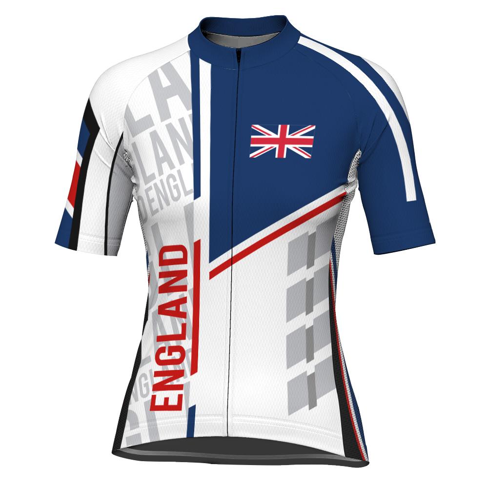 England Short Sleeve Cycling Jersey for Women