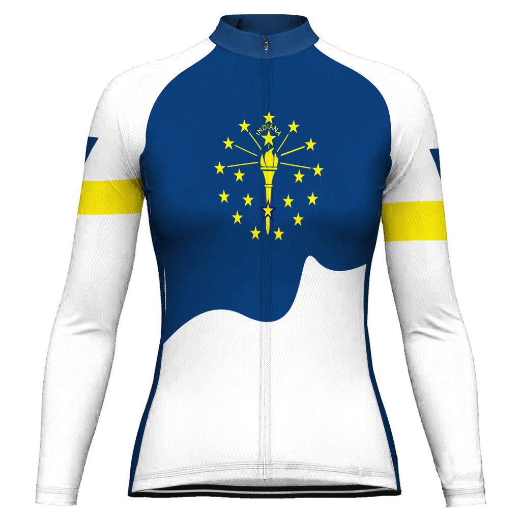 Customized Indiana Long Sleeve Cycling Jersey for Women