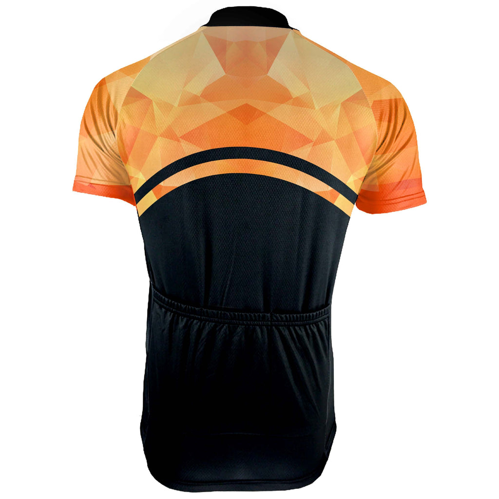 Men's Short Sleeve Cycling Jersey Fluo Orange – OTSO