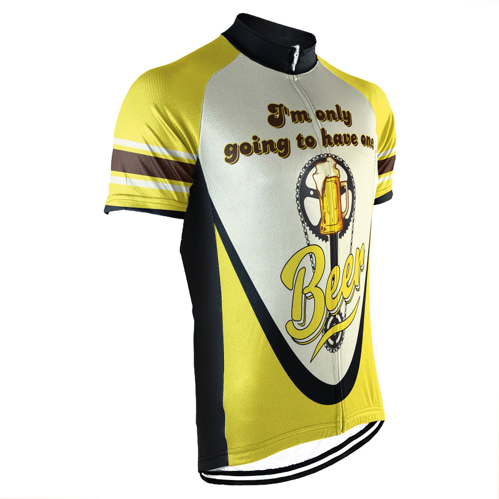 Customized Beer Short Sleeve Cycling Jersey for Men D02200420_06 / L