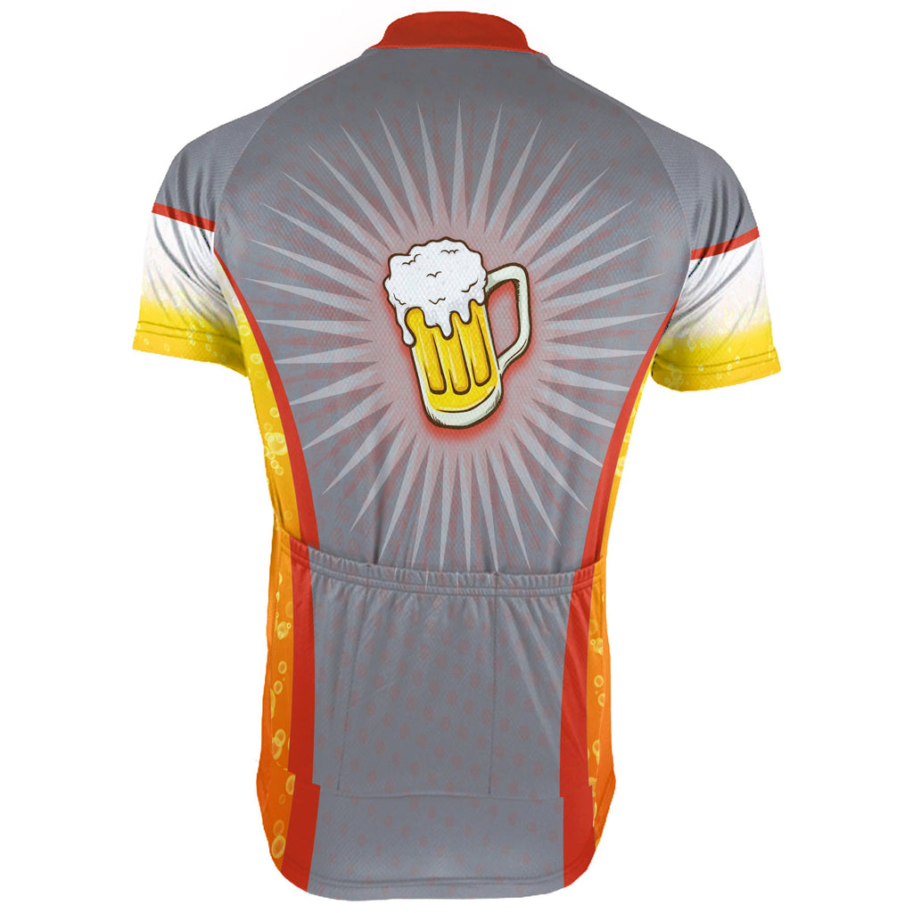 Customized Beer Short Sleeve Cycling Jersey for Men D02200420_06 / L