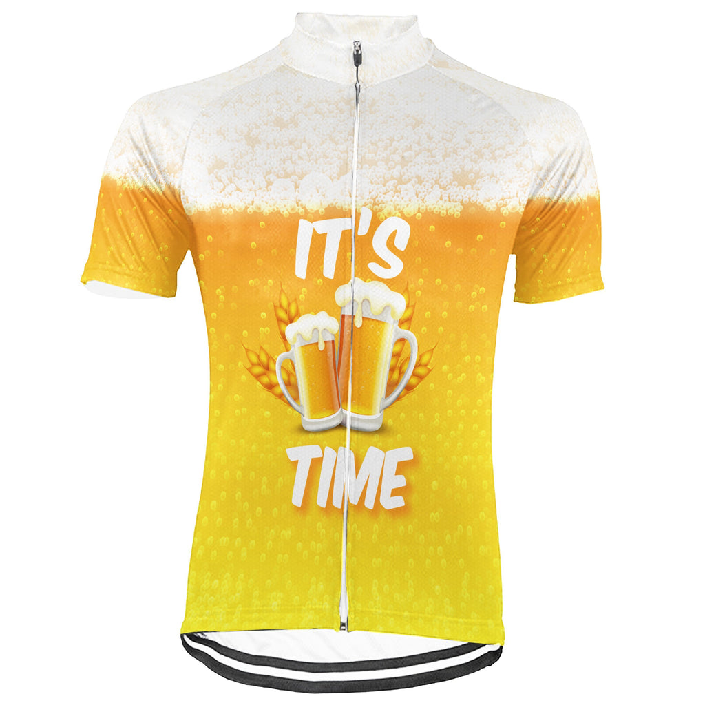 Beer Short Sleeve Cycling Jersey for Men