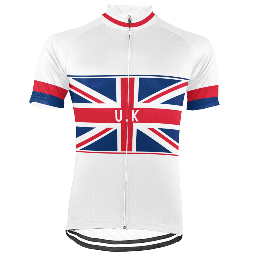 Customized Uk Short Sleeve Cycling Jersey for Men