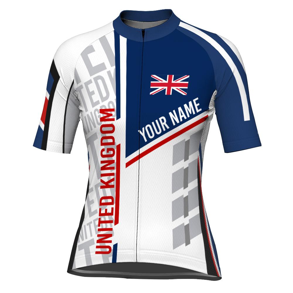 Customized Uk Short Sleeve Cycling Jersey for Women