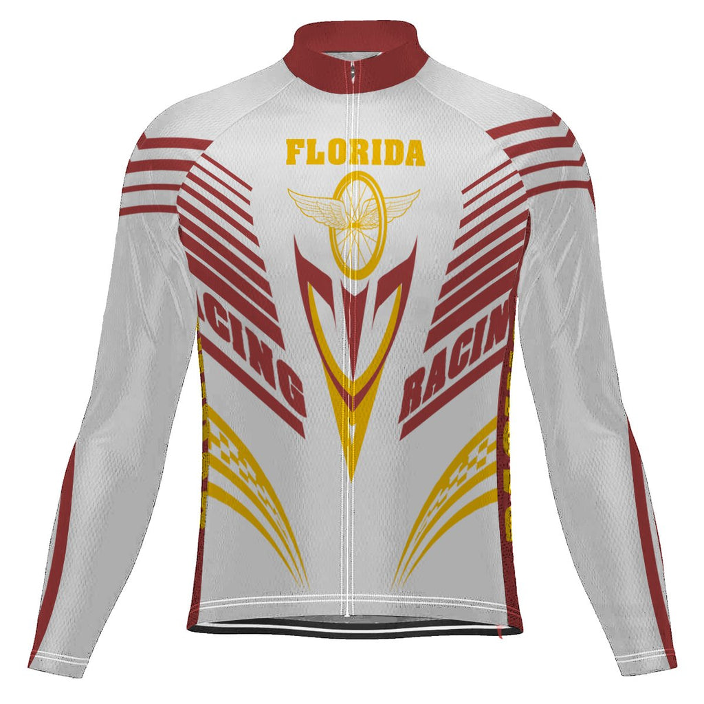 Florida Long Sleeve Cycling Jersey for Men