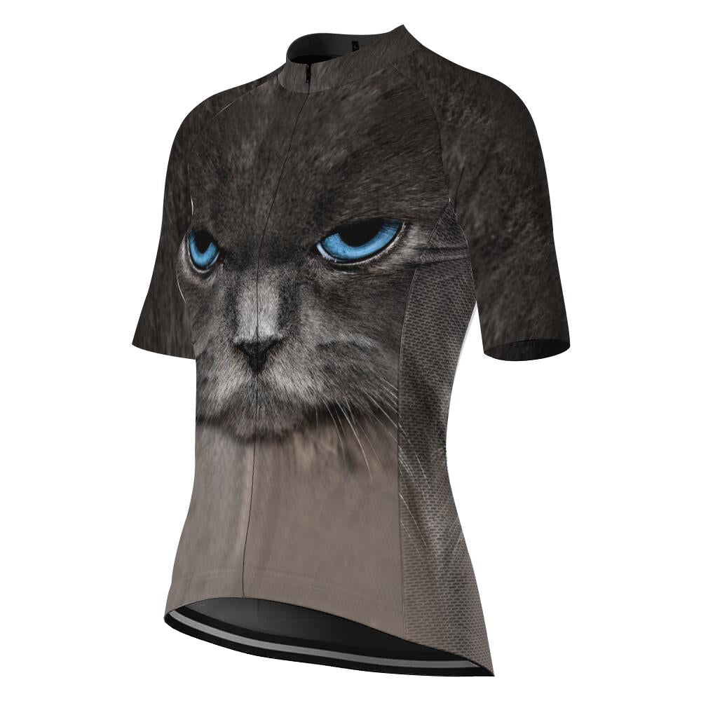 Customized Image Cat Short Sleeve Cycling Jersey for Men – OS Cycling Store