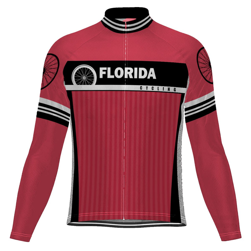 Florida Long Sleeve Cycling Jersey for Men