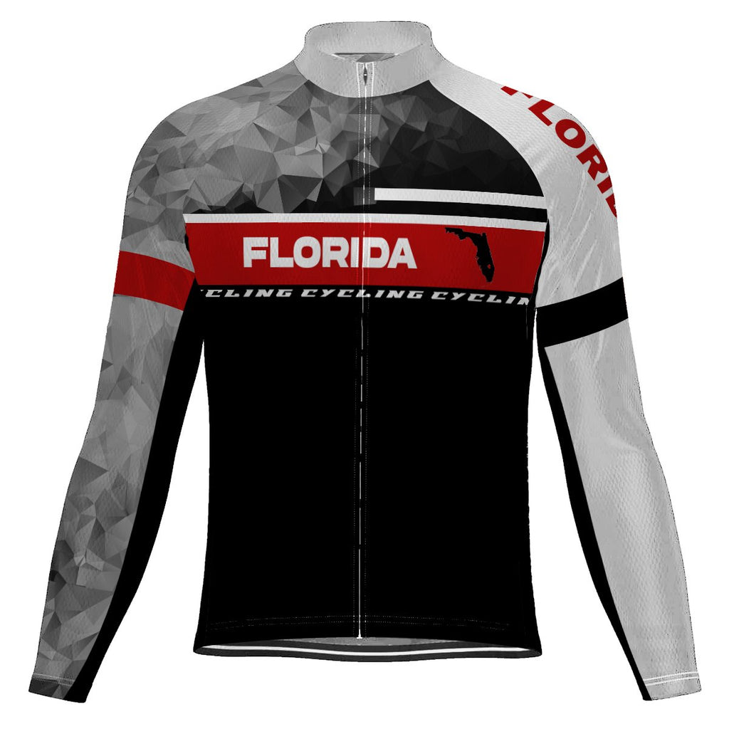 Florida Long Sleeve Cycling Jersey for Men