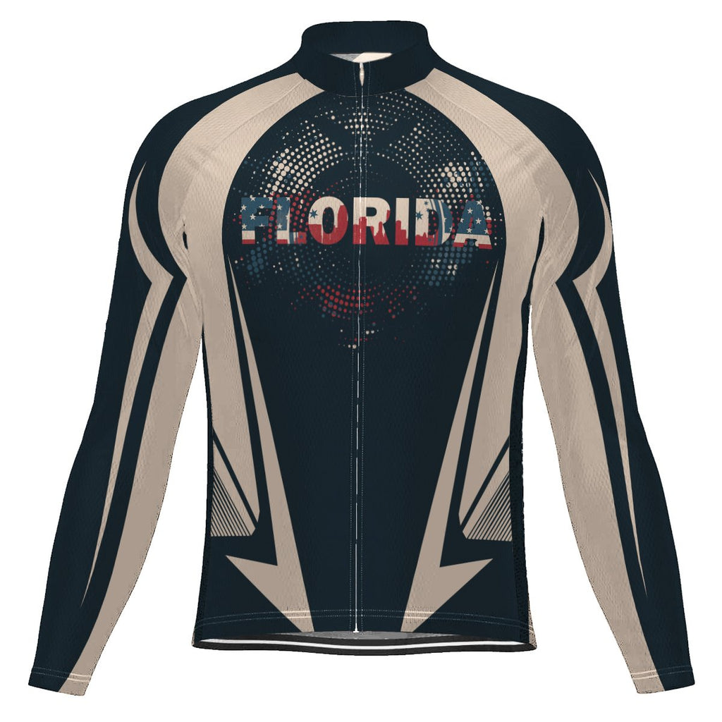 Florida Long Sleeve Cycling Jersey for Men