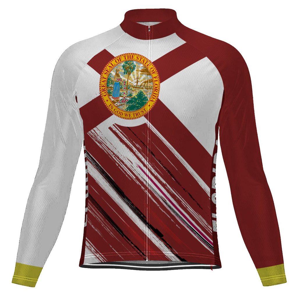 Florida Long Sleeve Cycling Jersey for Men