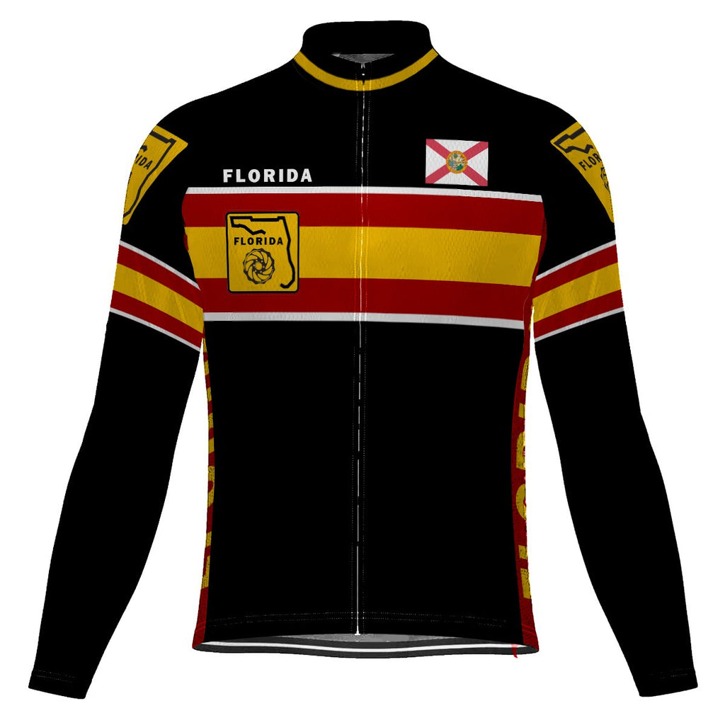 Florida Long Sleeve Cycling Jersey for Men