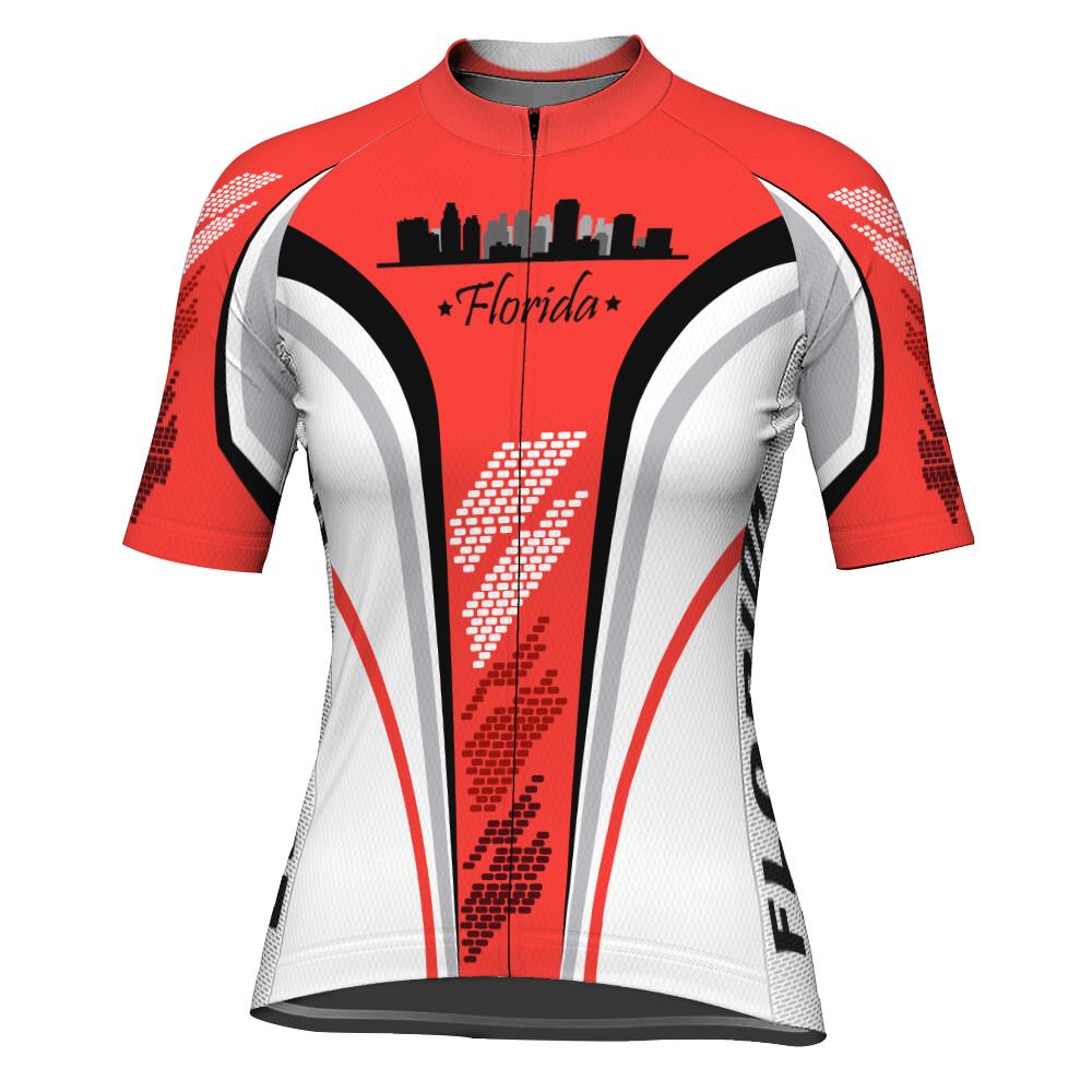 Florida Short Sleeve Cycling Jersey for Women