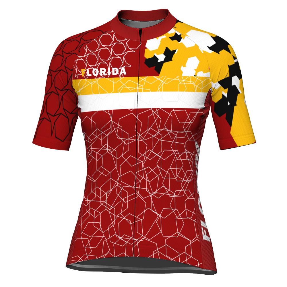 Florida Short Sleeve Cycling Jersey for Women