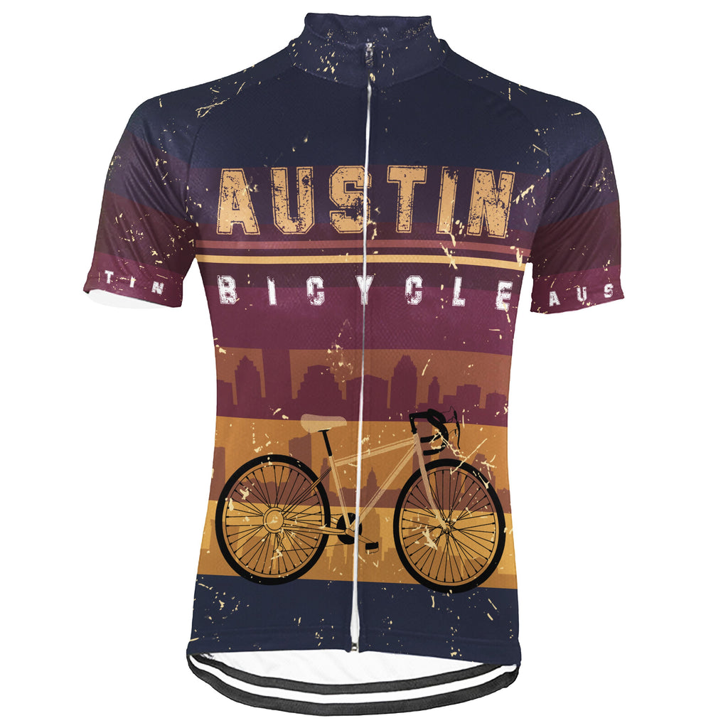 Customized Austin Short Sleeve Cycling Jersey for Men