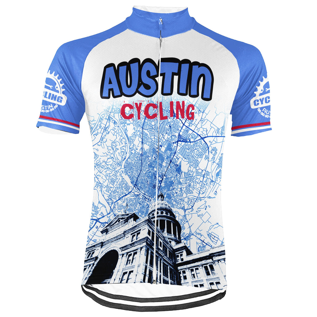 Customized Austin Short Sleeve Cycling Jersey for Men