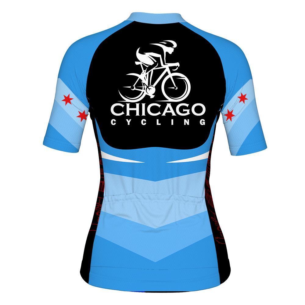Chicago Short Sleeve Cycling Jersey for Women D02270220_10 / XXL