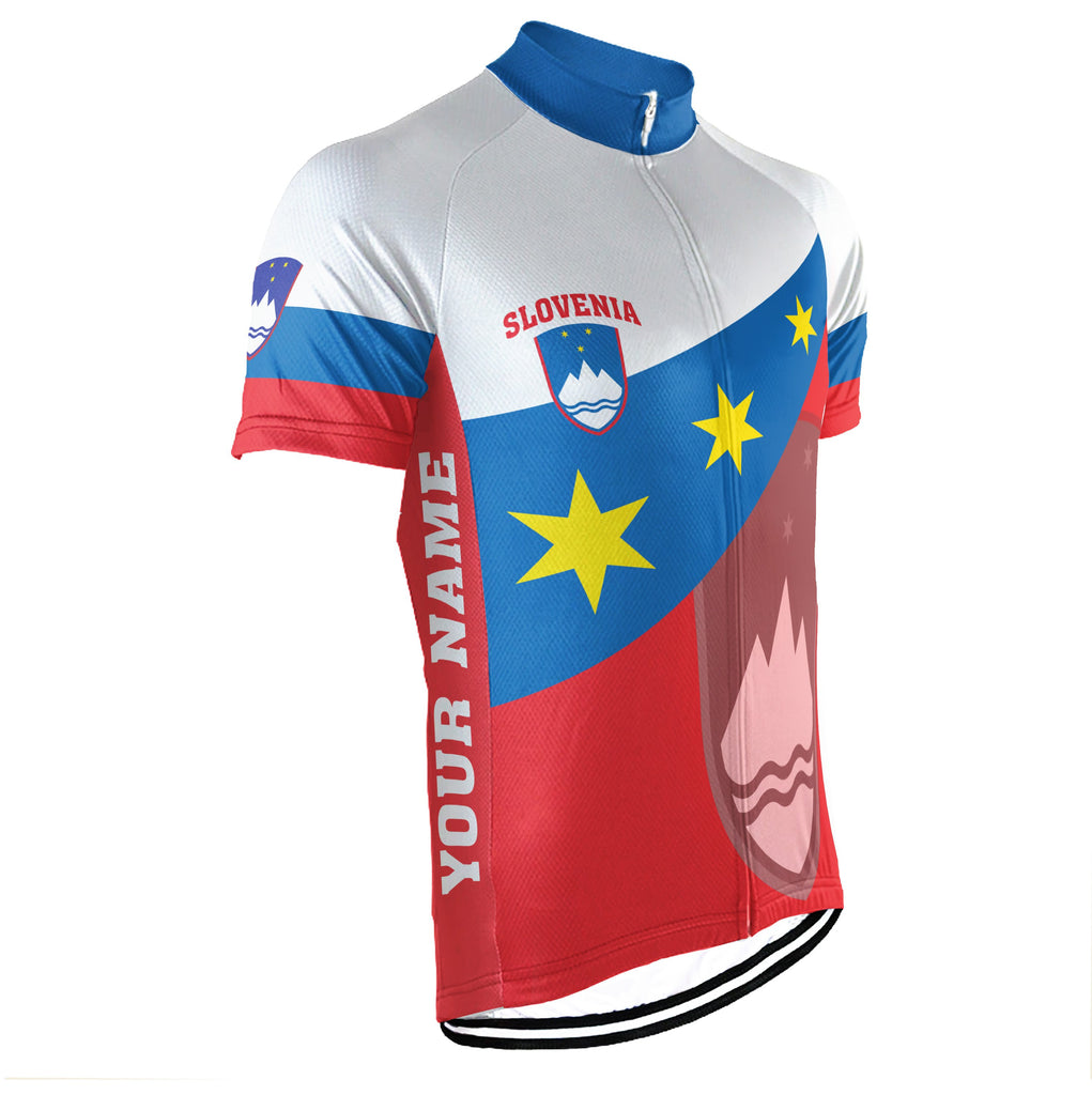 Customized Slovenia Short Sleeve Cycling Jersey for Men – OS Cycling Store