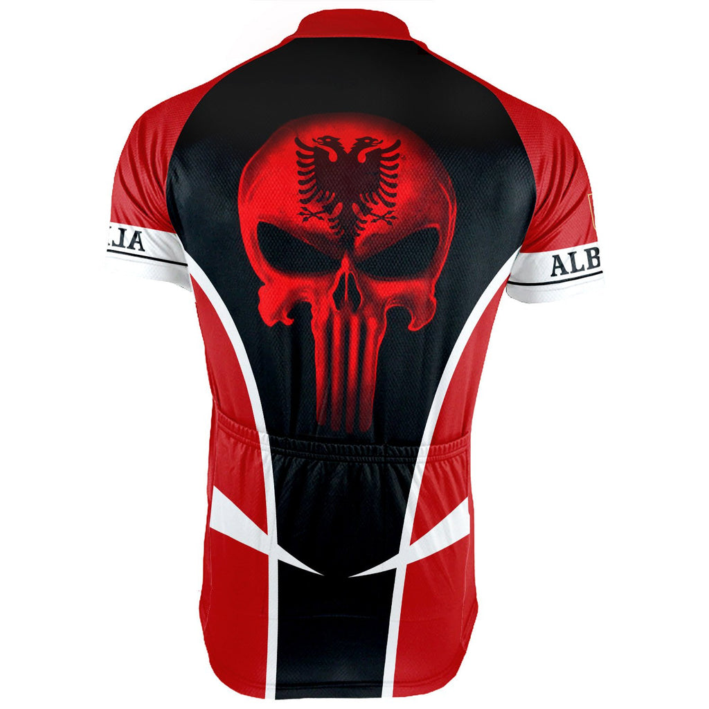 Customized Albania Short Sleeve Cycling Jersey for Men I01D01100820 02 XL