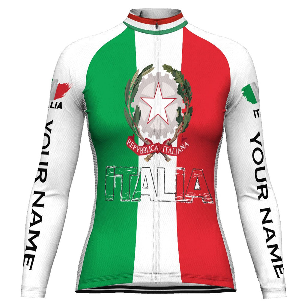 Customized Italia Winter Thermal Fleece Long Sleeve For Women