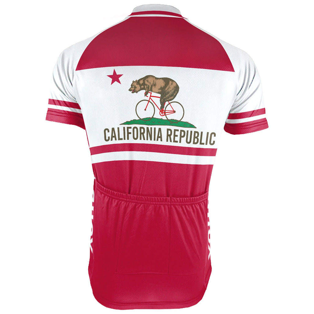 Customized California Short Sleeve Cycling Jersey for Men – OS Cycling Store