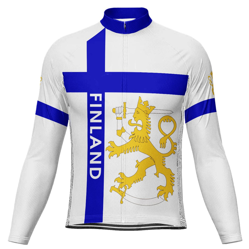 Finland Men's Cycling Kit Bike Jersey and Bib Shorts Jersey + Bibs / 2XL