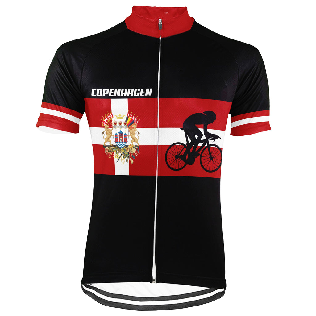 Customized Copenhagen Short Sleeve Cycling Jersey for Men